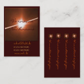 LED bronze Visitenkarte (Vorne/Hinten)