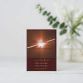 LED bronze Visitenkarte (Stehend Vorderseite)