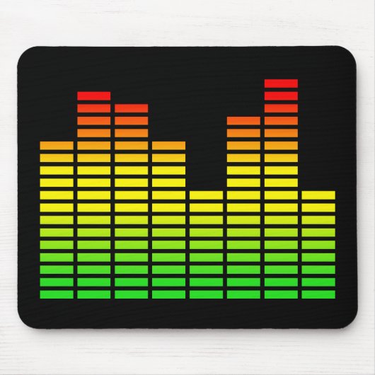 LED-Entzerrer-Platte lustiger Mousepad Spaß (Vorne)