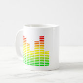 LED-Entzerrer-Platten-lustiger Tassen-Spaß Kaffeetasse (Vorderseite Links)