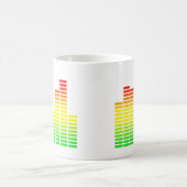 LED-Entzerrer-Platten-lustiger Tassen-Spaß Kaffeetasse (Mittel)