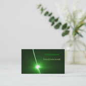 LED green Visitenkarte (Stehend Vorderseite)
