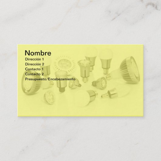 Led Lamps Visitenkarte (Vorderseite)