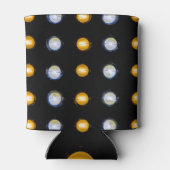 LED-Leuchten, schließen abstrakten Hintergrund. Dosenkühler (Rückseite)