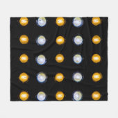 LED-Leuchten, schließen abstrakten Hintergrund. Fleecedecke (Vorderseite (Horizontal))