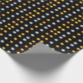 LED-Leuchten, schließen abstrakten Hintergrund. Geschenkpapier (Ecke)