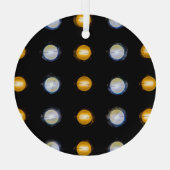 LED-Leuchten, schließen abstrakten Hintergrund. Ornament Aus Glas (Rückseite)