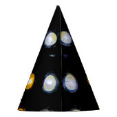 LED-Leuchten, schließen abstrakten Hintergrund. Partyhütchen (Rückseite)