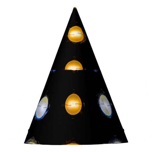 LED-Leuchten, schließen abstrakten Hintergrund. Partyhütchen (Vorderseite)