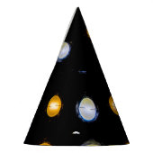 LED-Leuchten, schließen abstrakten Hintergrund. Partyhütchen (Links)