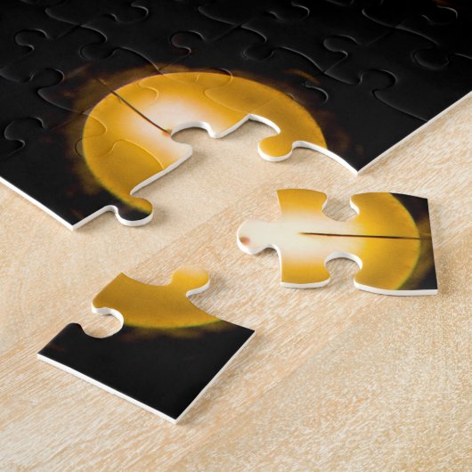 LED-Leuchten, schließen abstrakten Hintergrund. Puzzle (Seite)