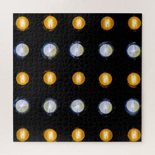 LED-Leuchten, schließen abstrakten Hintergrund. Puzzle (Horizontal)