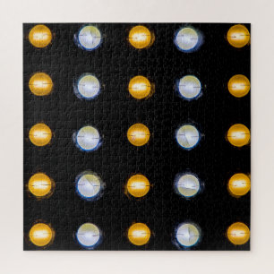 LED-Leuchten, schließen abstrakten Hintergrund. Puzzle