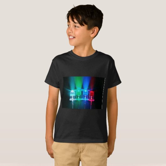 LED-Leuchten T-Shirt (Vorne ganz)