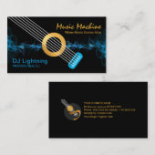 LED-Leuchtgitarre Visitenkarte (Vorne/Hinten)