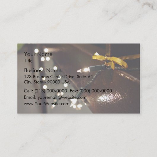 LED-Leuchtring Visitenkarte (Vorderseite)