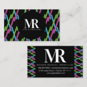 LED Light Strips Neon Lighting Business Branding Visitenkarte (Vorne/Hinten)