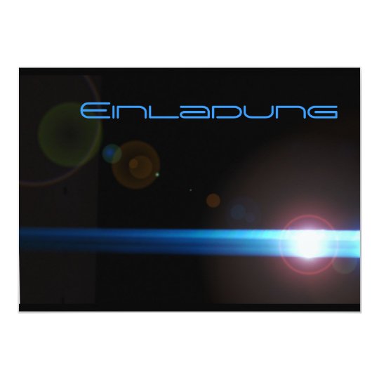 LED Linseneffekt 12,7 X 17,8 Cm Einladungskarte
