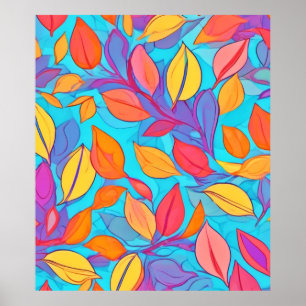 LED Lit Brothel: Cartoon-Blätter Poster