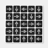 LED-Pfeil Magnet (Vorne)