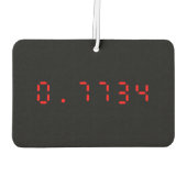 LED-Rechner Hallo | 0,7734 Autolufterfrischer (Rückseite)