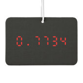 LED-Rechner Hallo | 0,7734 Autolufterfrischer (Vorderseite)