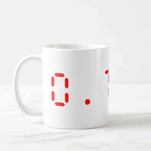 LED-Rechner Hallo | 0,7734 Kaffeetasse (Links)