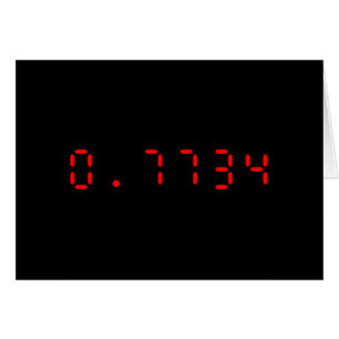 LED-Rechner Hallo   0,7734 Karte