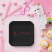 LED-Rechner Hallo | 0,7734 Pappteller (Party)