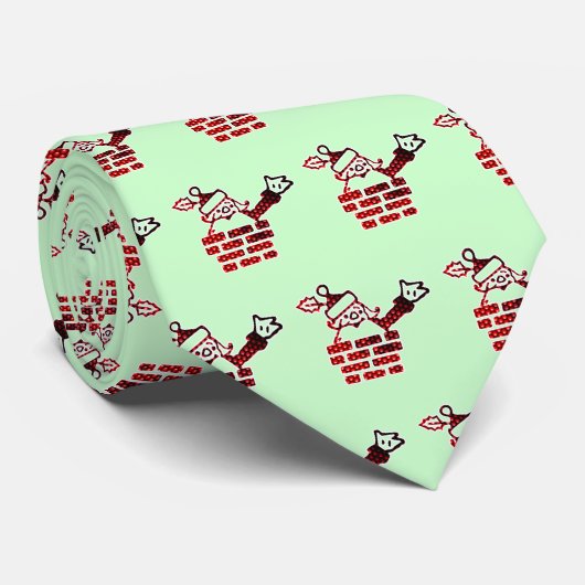 LED Santa Krawatte (Gerollt)