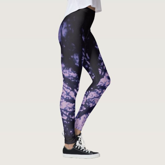 LED-Serie - Lila Leggings (Rechts)