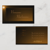 LED Supernova bronze Visitenkarte (Vorne/Hinten)