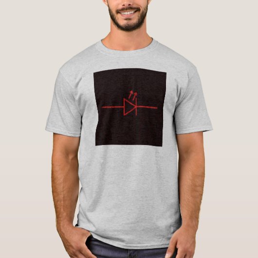 LED-Symbol T-Shirt (Vorderseite)