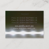 LED VISITENKARTE (Rückseite)