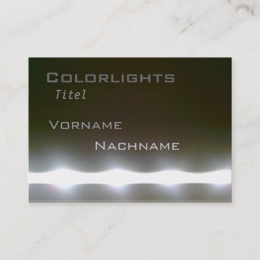 LED VISITENKARTE (Vorderseite)