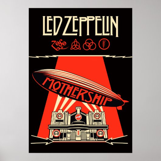 led zeppelin album cover poster (Vorne)