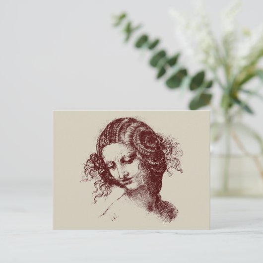 Leda Postkarte (Stehend Vorderseite)