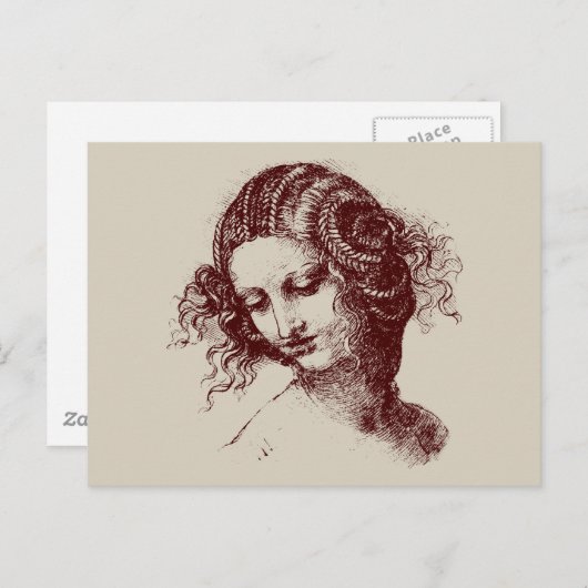 Leda Postkarte (Vorne/Hinten)