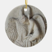 Leda und der Schwan Keramik Ornament (Vorne)