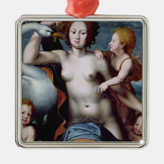 Leda und der Schwan Ornament Aus Metall (Vorne)