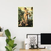Leda und die Swan von Leonardo da Vinci Poster (Heimbüro)