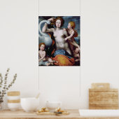 Leda und Swan Poster (Küche)