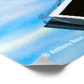 Leddy Boots Store Retro Neon Sign Poster (Ecke)