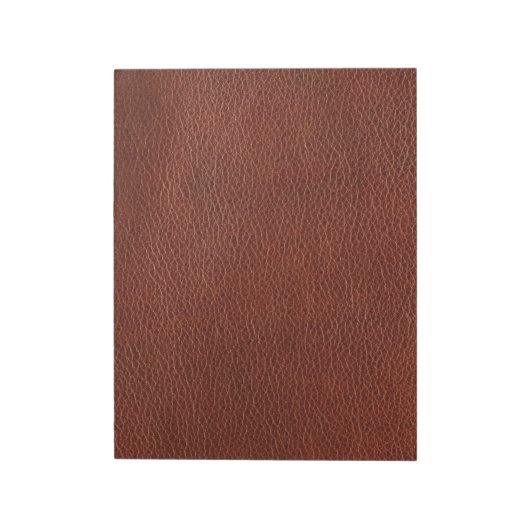 Leder 11" x 8,5" Notepad - 40 Seiten Notizblock (Rotiert)