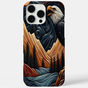 Leder Adler Nature Design iPhone 16 Pro Max Hülle