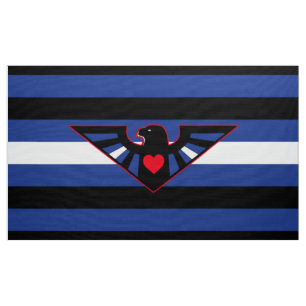 Leder-Adler-Stolzflagge Stoff
