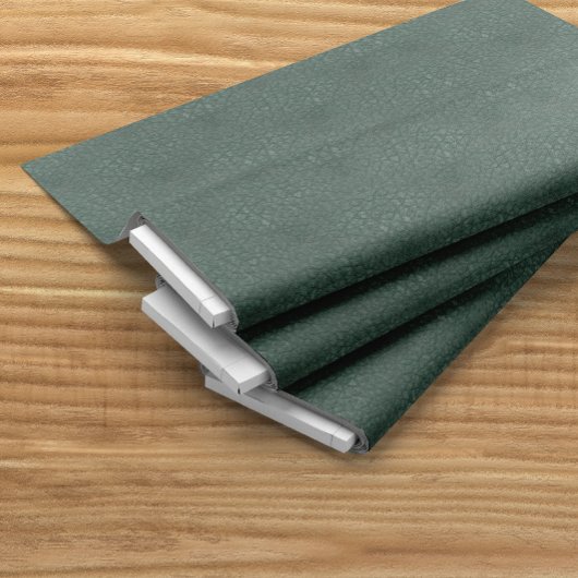 Leder aus antiken grünen Imitaten Stoff