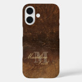 Leder aus Cowhide-Imitaten Case-Mate iPhone Hülle (Rückseite)