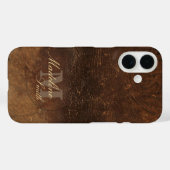 Leder aus Cowhide-Imitaten Case-Mate iPhone Hülle (Rückseite (Horizontal))