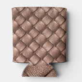 Leder aus Holz, Bronzefarben. Dosenkühler (Rückseite)